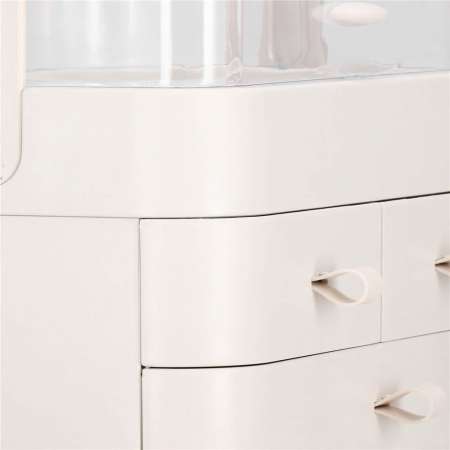ORGANIZATOR COSMETICE, PLASTIC, 3 NIVELURI, 3 SERTARE, ALB, 29.8X20.4X39.5 CM, SPRINGOS [9]