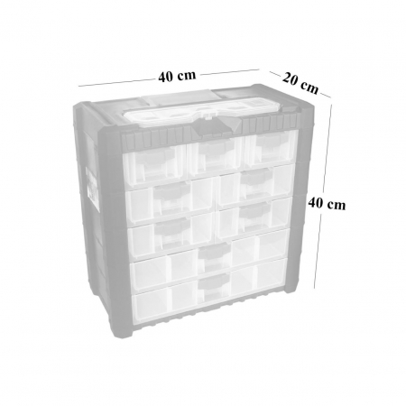 ORGANIZATOR VERTICAL CU SERTARE, 40X20X40 CM, RICHMANN EXCLUSIVE [1]