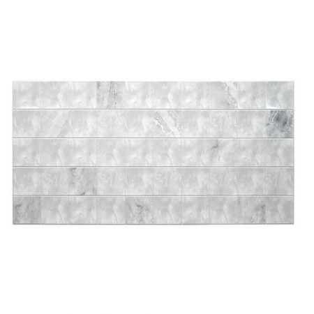 Panouri decorative - PANOU DECORATIV, PVC, MODEL MARMURA, GRI, 96X48.5 CM