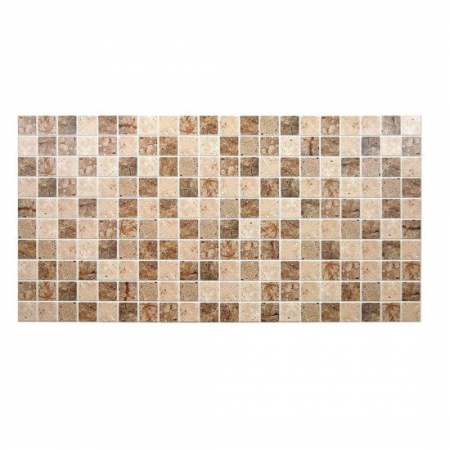 Panouri decorative - PANOU DECORATIV, PVC, MODEL MOZAIC, NUANTE MARO MURDAR, 96X48.5CM