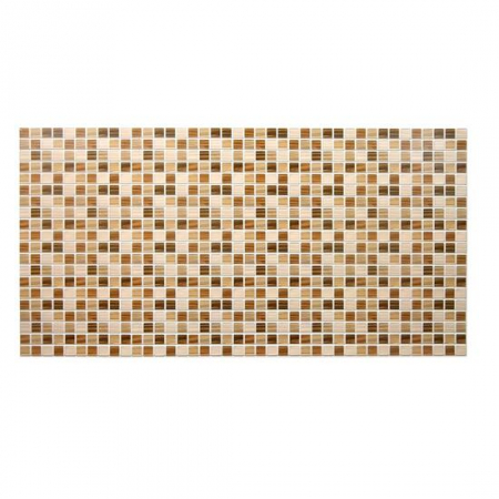Panouri decorative - PANOU DECORATIV, PVC, MODEL MOZAIC, NUANTE PORTOCALIU, 96X48.5 CM