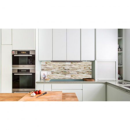 PANOU DECORATIV, PVC, MODEL PIATRA 3D, FLORI ROZ, 96X48.5CM [2]