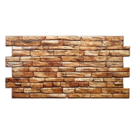 Panouri decorative - PANOU DECORATIV, PVC, MODEL PIATRA 3D, NUANTE MARO, 96X48.5CM