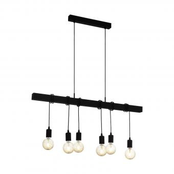 Pendule - PENDUL NEGRU 6 SOCLURI E27