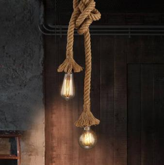 Iluminat - PENDUL RUSTIC DUBLU E27