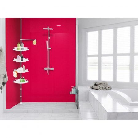 RAFT PENTRU DUS, DE COLT, METALIC, 4 RAFTURI, REGLABIL, 230/292 CM, ISOTRADE [7]