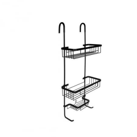 Suporturi si accesorii de baie - RAFT PENTRU DUS, SUSPENDAT, METALIC, 3 RAFTURI, NEGRU, 28.5X14X63 CM, MALATEC