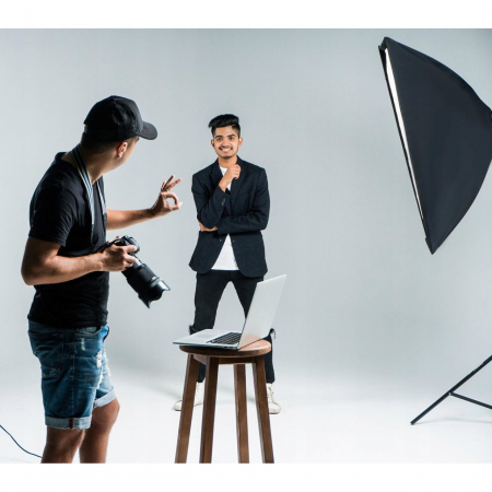 REFLECTOARE CU DIFUZIE PENTRU STUDIO FOTO, 2X150 W, 2X TREPIED 80/220 CM, SET 2 BUC, 50X70 CM, ISOTRADE [2]