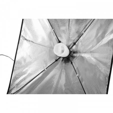 REFLECTOARE CU DIFUZIE PENTRU STUDIO FOTO, 2X150 W, 2X TREPIED 80/220 CM, SET 2 BUC, 50X70 CM, ISOTRADE [7]