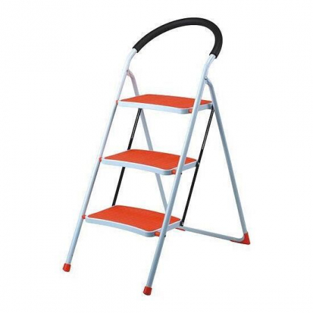 Scari de lucru - SCARA, 3 TREPTE, PORTOCALIU, MAX 150 KG, 0.48X0.78X1.05 M