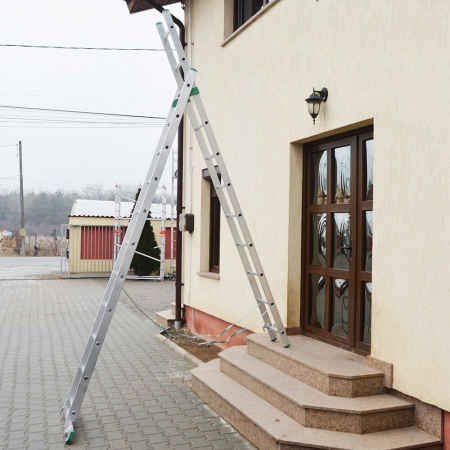 SCARA ALUMINIU, 2 TRONSOANE, 11 TREPTE, MAX 150 KG, 5.13 M, ALVEROSAL [1]
