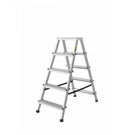 Scari de lucru - SCARA ALUMINIU, 2 TRONSOANE, 4 TREPTE, PLATFORMA, MAX 125 KG, 1.13 M, DRABEST