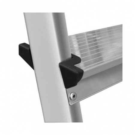 SCARA ALUMINIU, 2 TRONSOANE, 6 TREPTE, PLATFORMA, MAX 125 KG, 1.46 M, DRABEST [1]