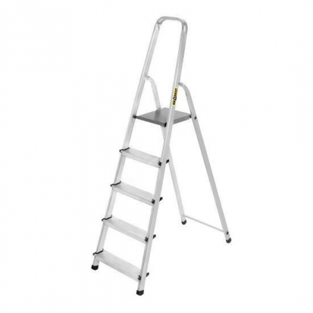 Scari de lucru - SCARA ALUMINIU, 4 TREPTE, PLATFORMA, MAX 125 KG, 1.68 M, DRABEST