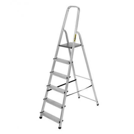 Scari de lucru - SCARA ALUMINIU, 5 TREPTE, PLATFORMA, MAX 125 KG, 1.91 M, DRABEST