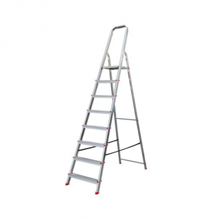 Scari de lucru - SCARA ALUMINIU 7 TREPTE + PLATFORMA (1.6-2.4M) MAX 150 KG, BEOROL