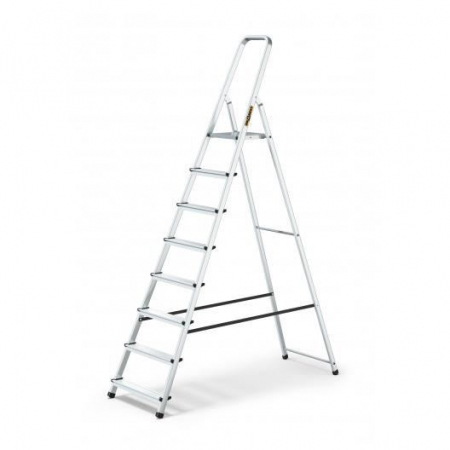 Scari de lucru - SCARA ALUMINIU, 7 TREPTE, PLATFORMA, MAX 125 KG, 2.37 M, DRABEST