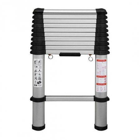 Scari de lucru - SCARA ALUMINIU, 9 TREPTE, TELESCOPICA, MAX 150 KG, 0.67-2.63 M