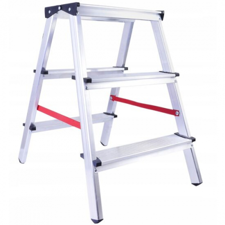 Scari de lucru - SCARA ALUMINIU, MASTER, 2 TRONSOANE, 3 TREPTE, MAX 125 KG, 0.67 M