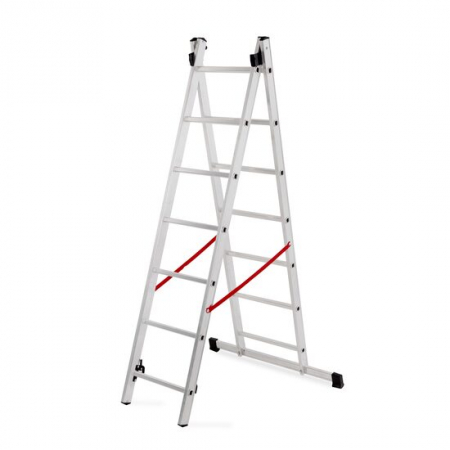 Scari de lucru - SCARA ALUMINIU, MASTER, 2 TRONSOANE, 7 TREPTE, MAX 150 KG, 2-3.14 M