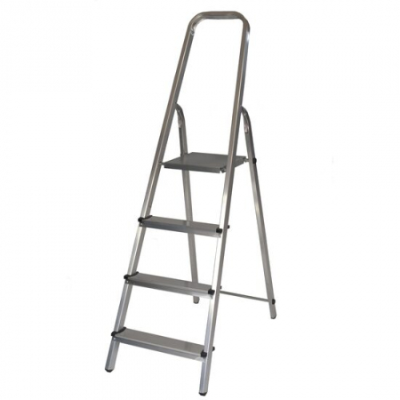 Scari de lucru - SCARA ALUMINIU, MASTER, 3 TREPTE, PLATFORMA, MAX 125 KG, 1.5 M
