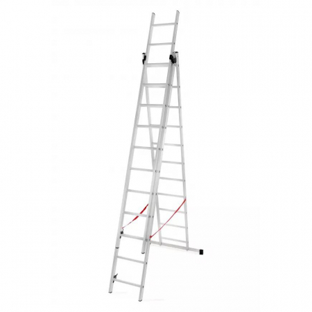 SCARA ALUMINIU, MASTER, 3 TRONSOANE, 11 TREPTE, MAX 150 KG, 3.15-7.11 M [1]