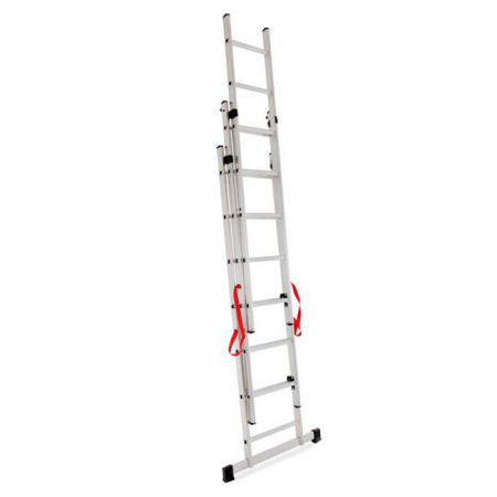 SCARA ALUMINIU, MASTER, 3 TRONSOANE, 7 TREPTE, MAX 150 KG, 2.01-3.99 M [2]
