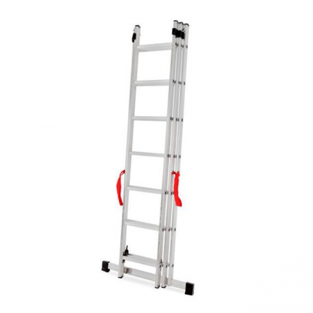 SCARA ALUMINIU, MASTER, 3 TRONSOANE, 7 TREPTE, MAX 150 KG, 2.01-3.99 M [6]