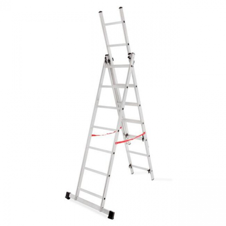 SCARA ALUMINIU, MASTER, 3 TRONSOANE, 7 TREPTE, MAX 150 KG, 2.01-3.99 M [1]