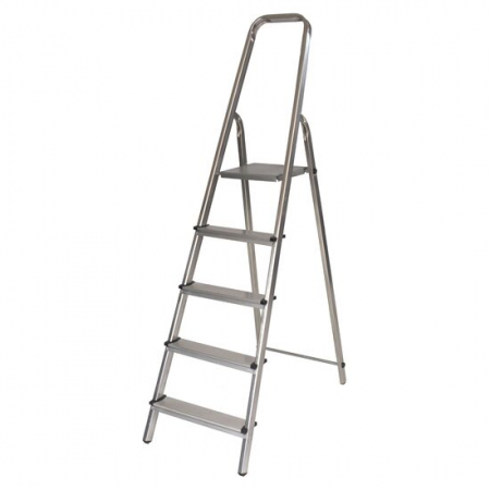 Scari de lucru - SCARA ALUMINIU, MASTER, 4 TREPTE, PLATFORMA, MAX 125 KG, 1.73 M