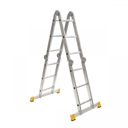 SCARA ALUMINIU, RABATABILA, 4X3 TREPTE, MAX 150 KG, ALVEROSAL [1]