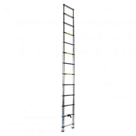 SCARA ALUMINIU TELESCOPICA, DETOOLZ, 13 TREPTE, 1 TRONSON, MAX 150 KG, 0.8-3.8 M [2]
