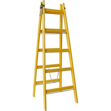 Scari de lucru - SCARA LEMN, 2 TRONSONE, 7 TREPTE, MAX 150 KG, 2.27 M