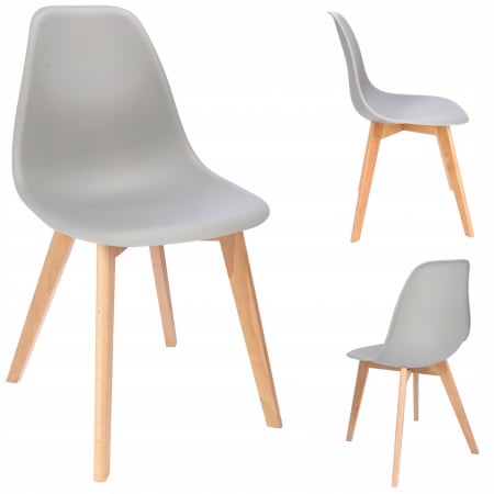 Scaune - Scaun ADA Plastic Gri