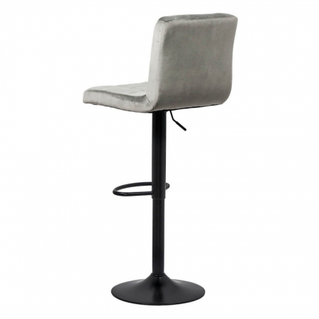 SCAUN BAR CU SPATAR REGLABIL DIN CATIFEA ABS 191B GRI [5]