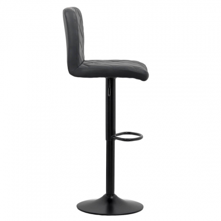 SCAUN BAR CU SPATAR REGLABIL DIN PIELE ECOLOGICA ABS 147 NEGRU [5]