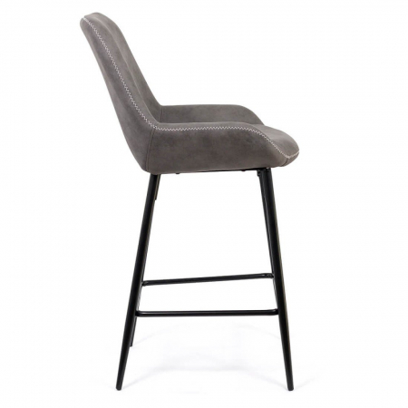 SCAUN BAR FIX DIN PIELE ECOLOGICA SI PICIOARE DIN OTEL ABS 146 GRI [7]