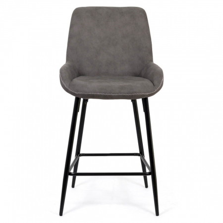 SCAUN BAR FIX DIN PIELE ECOLOGICA SI PICIOARE DIN OTEL ABS 146 GRI [6]
