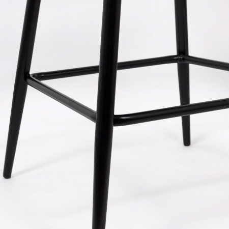 SCAUN BAR FIX DIN PIELE ECOLOGICA SI PICIOARE DIN OTEL ABS 146 ROZ [6]