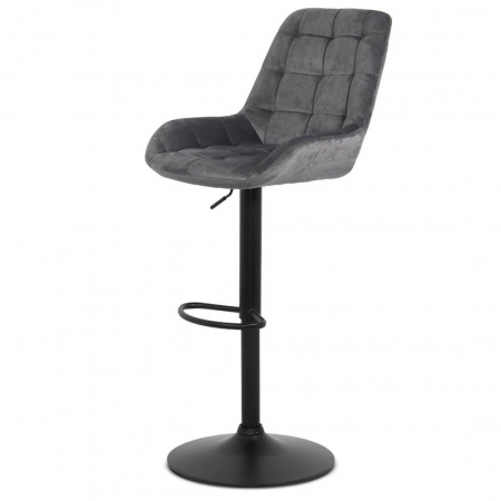 SCAUN BAR REGLABIL DIN CATIFEA ABS 145 GRI [1]