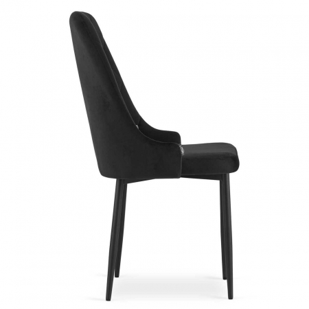 SCAUN BUCATARIE/LIVING, ARTOOL, AMORE, CATIFEA, METAL, NEGRU, 48X56X93 CM [8]