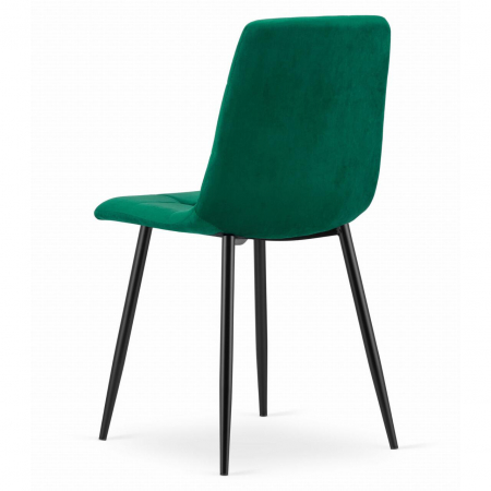 SCAUN BUCATARIE/LIVING, ARTOOL, KARA, CATIFEA, METAL, VERDE SI NEGRU, 44.5X50.5X87 CM [3]