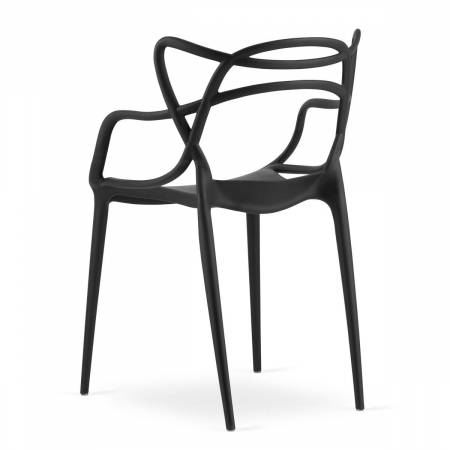 SCAUN BUCATARIE/LIVING, ARTOOL, KATO, PP, NEGRU, 54X55X82.5 CM [2]