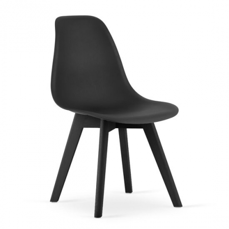 Amenajari Interioare - SCAUN BUCATARIE/LIVING, ARTOOL, KITO, PP, LEMN, NEGRU, 46X54.5X80 CM