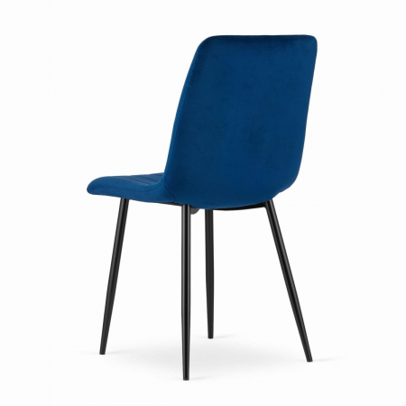 SCAUN BUCATARIE/LIVING, ARTOOL, LAVA, CATIFEA, METAL, BLEUMARIN SI NEGRU, 43X51X90 CM [6]