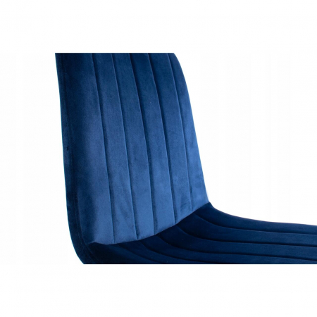 SCAUN BUCATARIE/LIVING, ARTOOL, LAVA, CATIFEA, METAL, BLEUMARIN SI NEGRU, 43X51X90 CM [2]