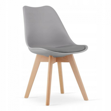 Scaune bucatarie - SCAUN BUCATARIE/LIVING, ARTOOL, MARK, PP, LEMN, GRI, 49X42X82 CM