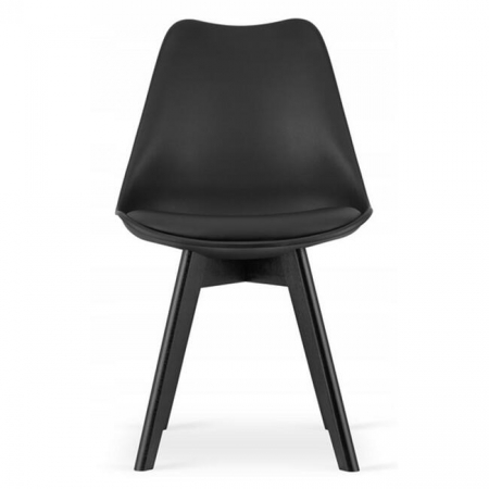 SCAUN BUCATARIE/LIVING, ARTOOL, MARK, PP, LEMN, NEGRU, 49X55.5X82.5 CM [1]