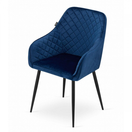 SCAUN BUCATARIE/LIVING, ARTOOL, NUGAT, CATIFEA, METAL, BLEUMARIN SI NEGRU, 58X54.5X91 CM [1]