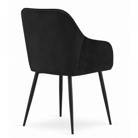 SCAUN BUCATARIE/LIVING, ARTOOL, NUGAT, CATIFEA, METAL, NEGRU, 58X54.5X91 CM [3]